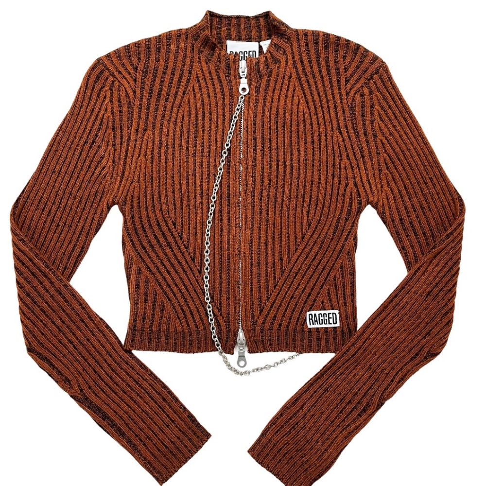 The Ragged Priest Rustic Chain Cardigan 8 Medium